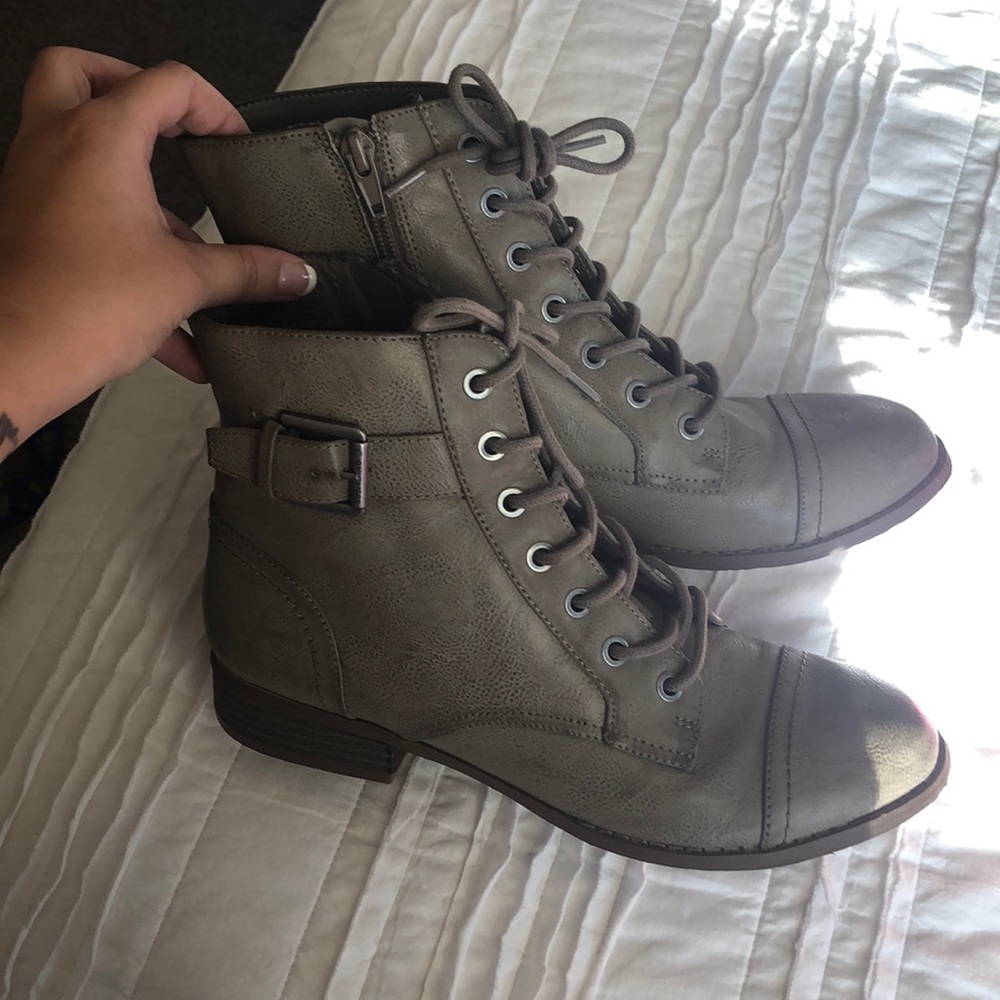 G by Guess combat boots